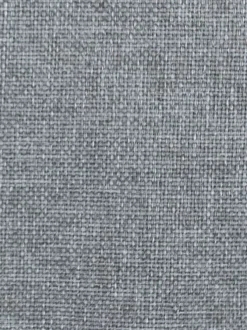 Pochette gris clair unie avec fermeture zippée noire et patch
