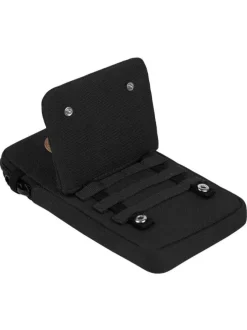 Pochette noire à bandoulière amovible pour téléphone portable