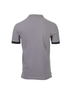Polo Alixmanches courtes homme marron