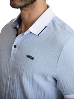 Polo homme bleu