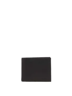 Portefeuille marron à rabat avec emplacements pour carte et poche monnaie
