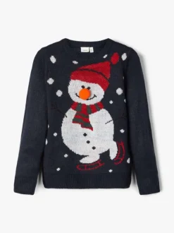 Pull garçon bleu