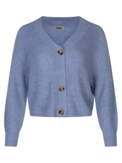 Pull beige uni pourvu de manches longues et d'une coupe droite