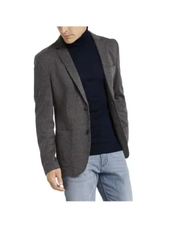 Pull col roulé homme bleu