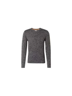 Pull col V homme gris