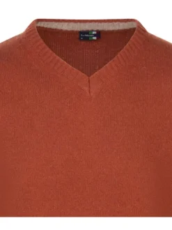 Pull en laine anthracite uni avec extrémités en bord-côte et renforts aux coudes