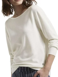 Pull femme blanc