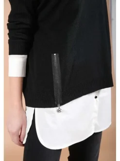 Pull femme noir