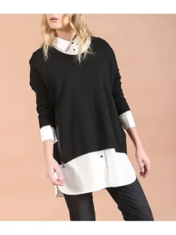 Pull femme noir