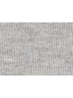 Pull gris uni avec une coupe droite un col rond et des manches longues