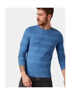 Pull homme bleu