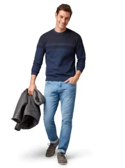 Pull homme bleu