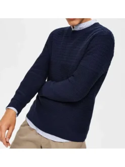 Pull homme bleu