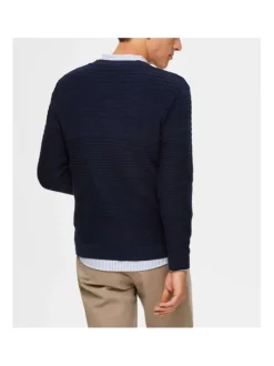 Pull homme bleu