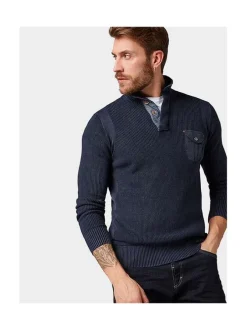 Pull homme bleu