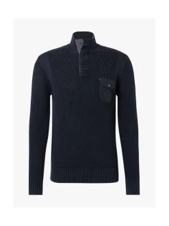 Pull homme bleu
