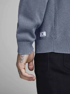 Pull homme bleu