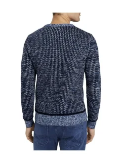 Pull homme bleu