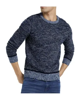 Pull homme bleu