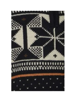 Pull homme coupe droite noir