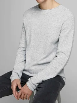 Pull homme gris