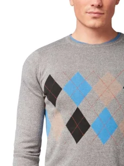 Pull homme gris