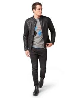 Pull homme gris