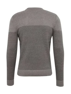 Pull homme gris