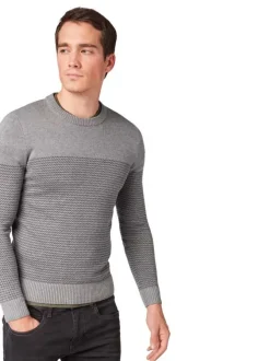 Pull homme gris