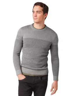 Pull homme gris