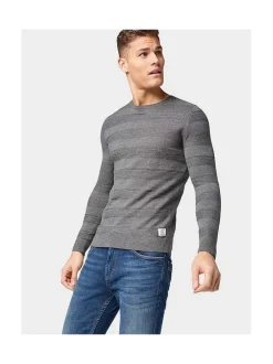 Pull homme gris