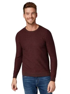 Pull homme rouge