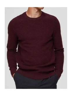 Pull homme rouge