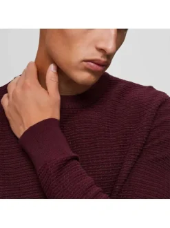 Pull homme rouge