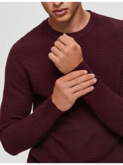 Pull homme rouge