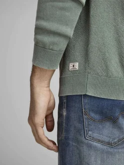 Pull homme vert