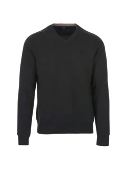 Pull Palasco col V homme gris