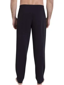 Pyjama en coton bleu marine imprimé et pourvu de manches longues