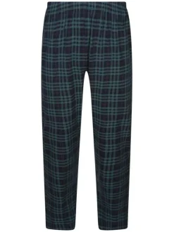 Pyjama long canard avec une coupe droite un col rond et des manches longues