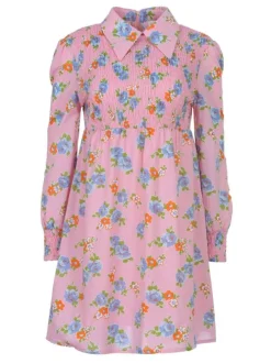 Robe manches longues Imprimé à fleurs femme