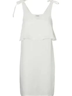 Robe sans manche femme blanc
