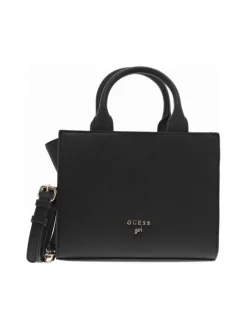Sac porté mains de couleur noir uni avec une poche centrale zippée