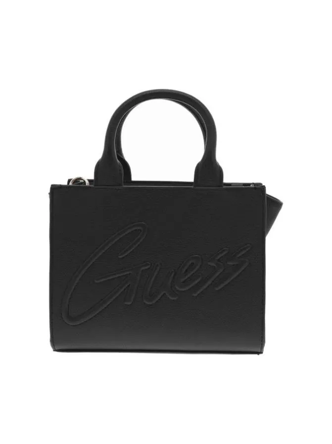Sac porté mains de couleur noir uni avec une poche centrale zippée
