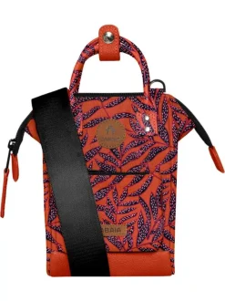 Sac à bandoulière amovible brique pourvu du patch de la marque