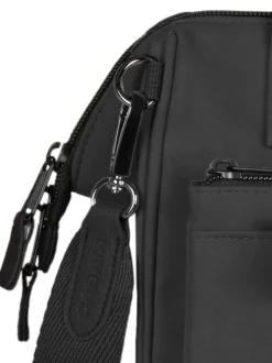 Sac à bandoulière Crossbody Medium Le Havre noir uni en simili cuir