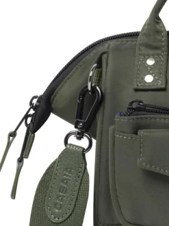 Sac à bandoulière Crossbody Small Le Havre noir uni en simili cuir