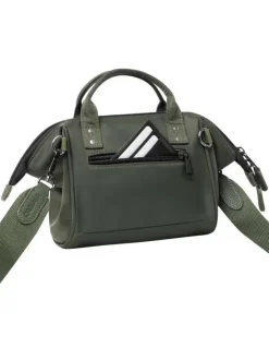 Sac à bandoulière Crossbody Small Le Havre noir uni en simili cuir