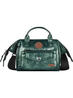 Sac à bandoulière Crossbody Small Lucerne sapin brillant en simili cuir