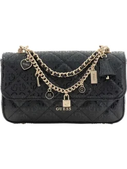 Sac à bandoulière noir pourvu d'une bandoulière amovible et réglable