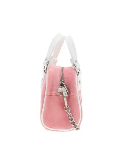 Sac Bowling rose uni avec des anses et une bandoulière réglable amovible